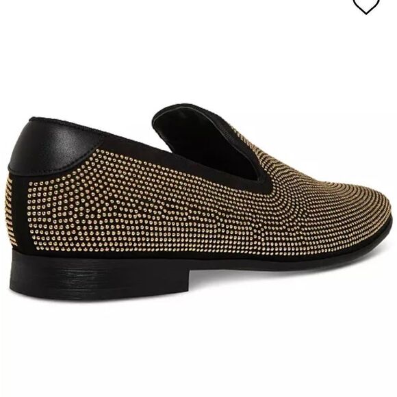 Men’s Steve Madden Mezmoryze Beaded Smoking Slipper Loafer, 11.5, New with box - Picture 2 of 16